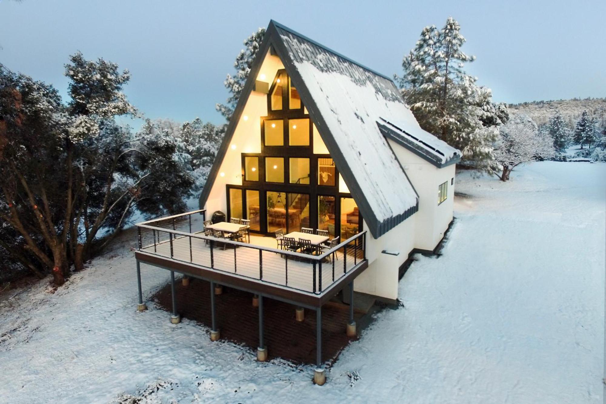 High End A-Frame - Hot Tub - Awesome Views - Yosemite - Electric Vehicle Friendly - Sleeps 10 Villa Oakhurst Bagian luar foto